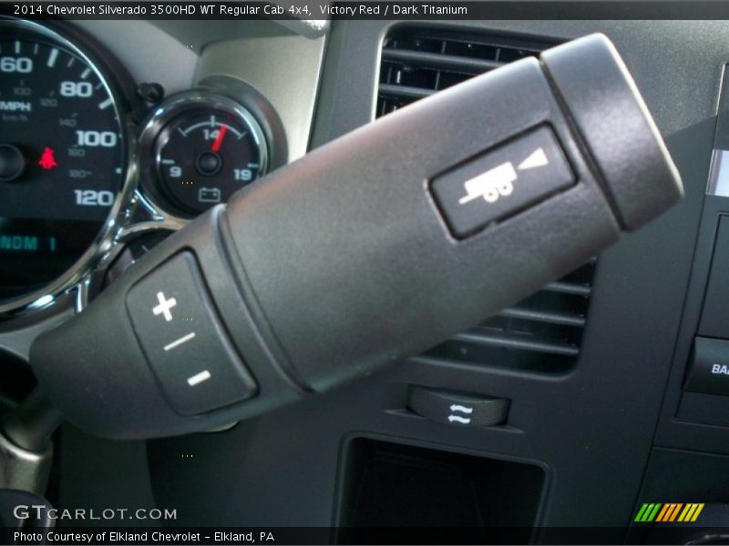 Victory Red / Dark Titanium 2014 Chevrolet Silverado 3500HD WT Regular Cab 4x4