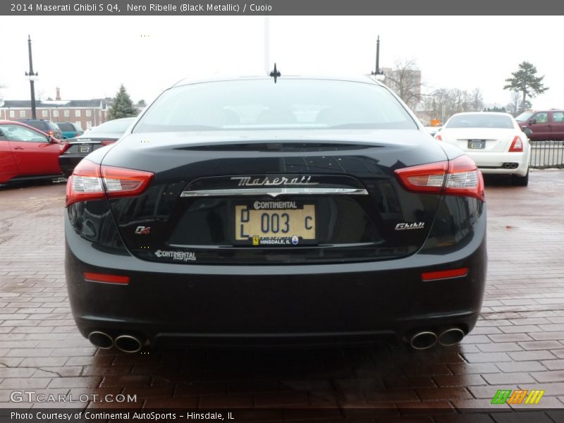 Nero Ribelle (Black Metallic) / Cuoio 2014 Maserati Ghibli S Q4