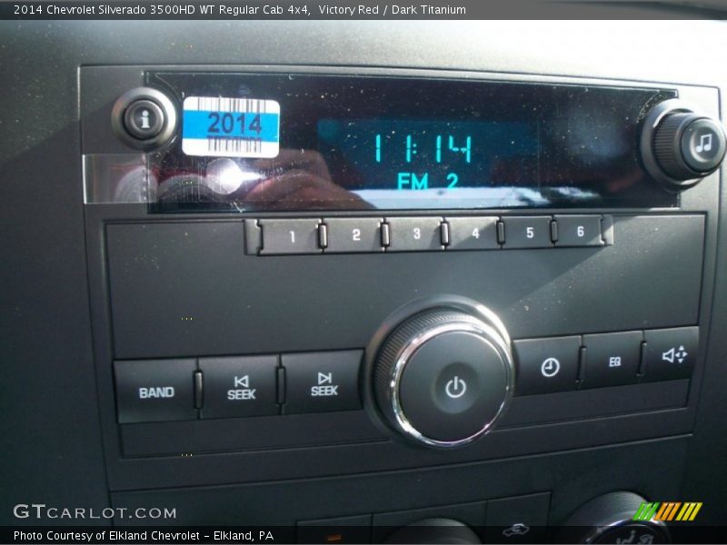Audio System of 2014 Silverado 3500HD WT Regular Cab 4x4