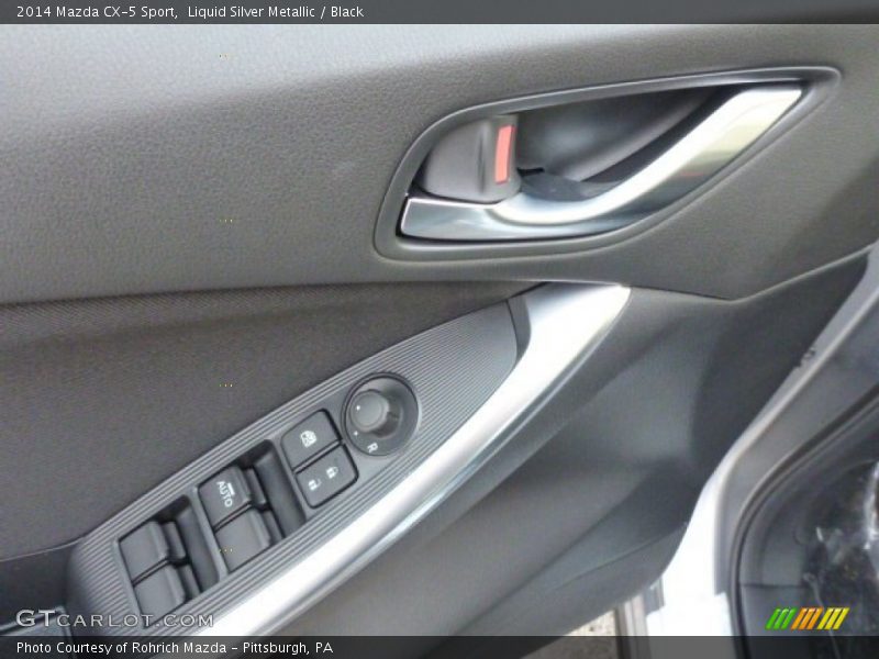 Liquid Silver Metallic / Black 2014 Mazda CX-5 Sport