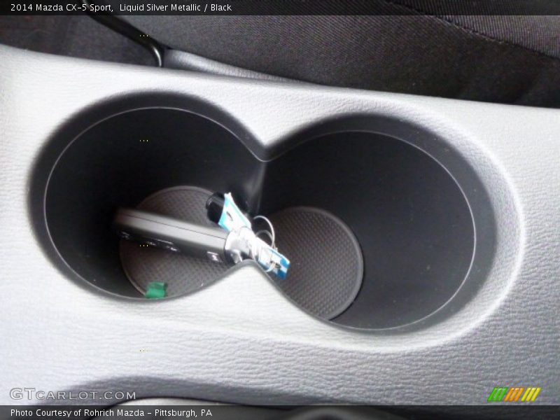 Liquid Silver Metallic / Black 2014 Mazda CX-5 Sport
