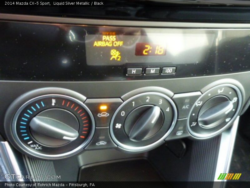 Liquid Silver Metallic / Black 2014 Mazda CX-5 Sport