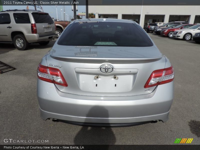 Classic Silver Metallic / Ash 2011 Toyota Camry LE