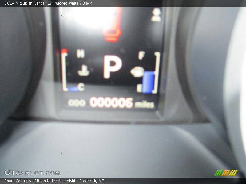 Wicked White / Black 2014 Mitsubishi Lancer ES