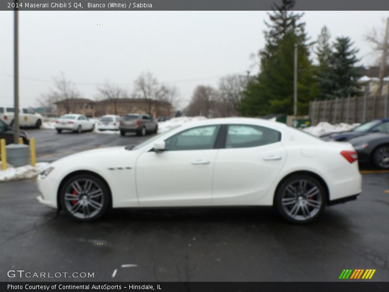 Bianco (White) / Sabbia 2014 Maserati Ghibli S Q4