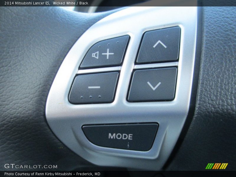 Wicked White / Black 2014 Mitsubishi Lancer ES