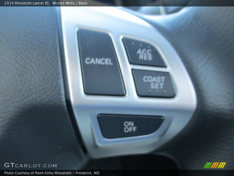 Wicked White / Black 2014 Mitsubishi Lancer ES