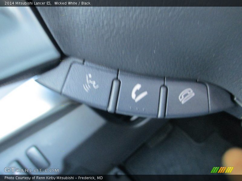 Wicked White / Black 2014 Mitsubishi Lancer ES