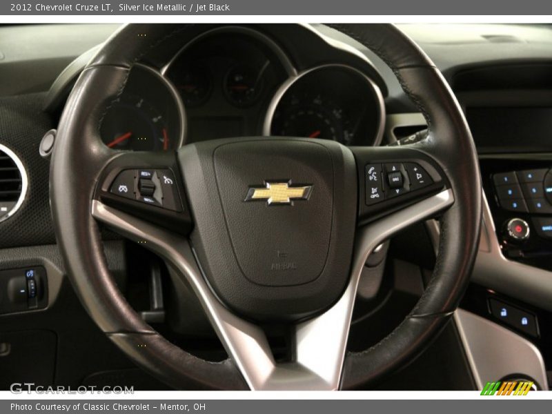 Silver Ice Metallic / Jet Black 2012 Chevrolet Cruze LT