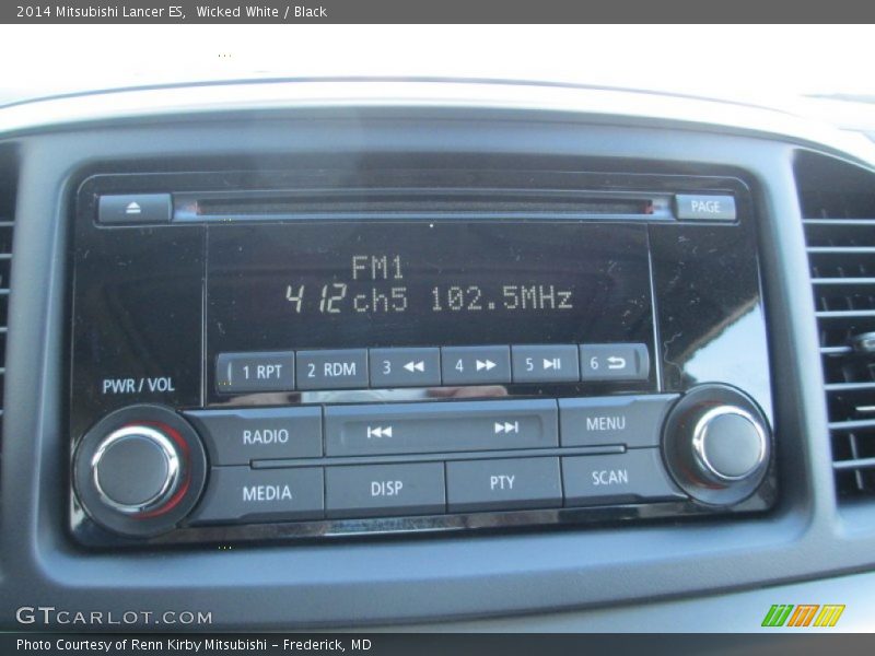 Wicked White / Black 2014 Mitsubishi Lancer ES