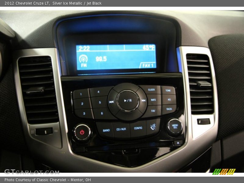Silver Ice Metallic / Jet Black 2012 Chevrolet Cruze LT