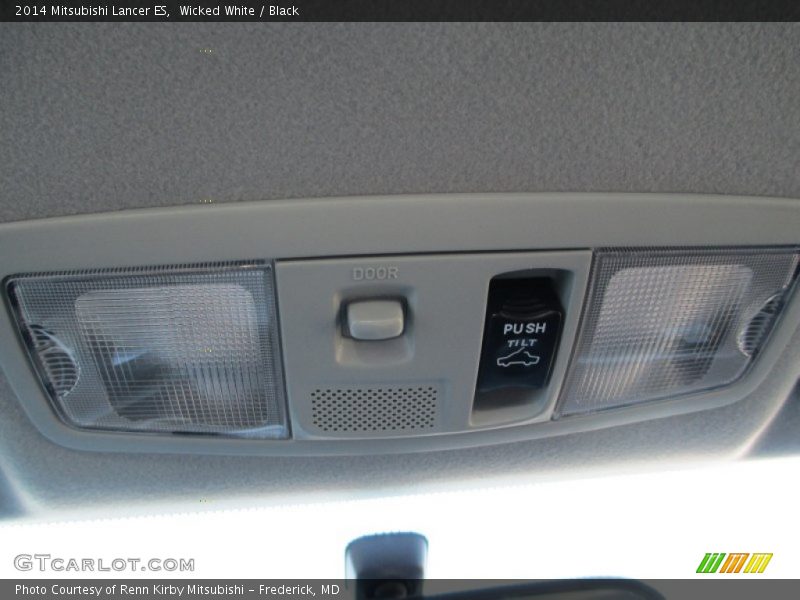 Wicked White / Black 2014 Mitsubishi Lancer ES