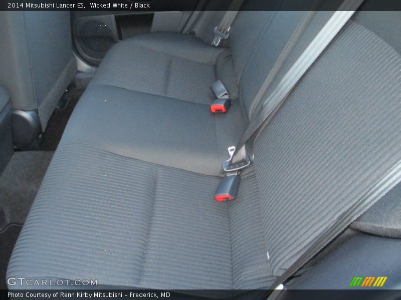 Wicked White / Black 2014 Mitsubishi Lancer ES