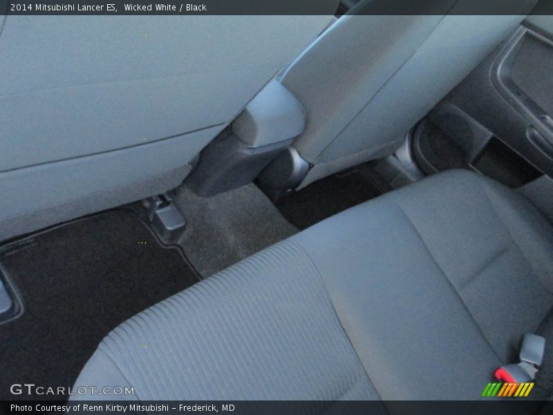 Wicked White / Black 2014 Mitsubishi Lancer ES