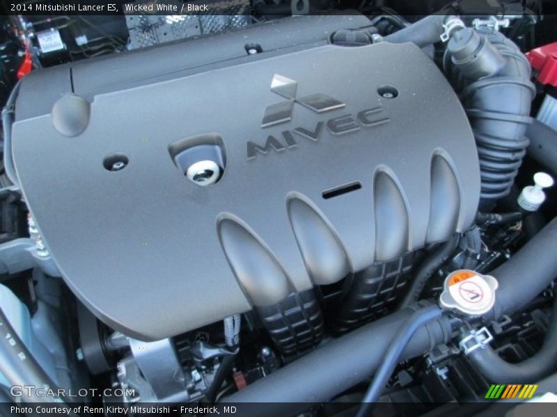 Wicked White / Black 2014 Mitsubishi Lancer ES