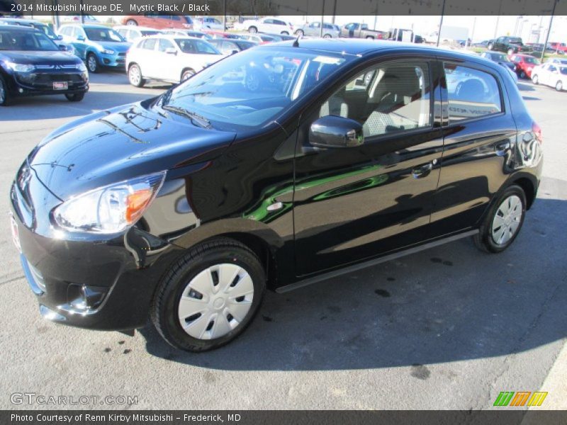 Mystic Black / Black 2014 Mitsubishi Mirage DE