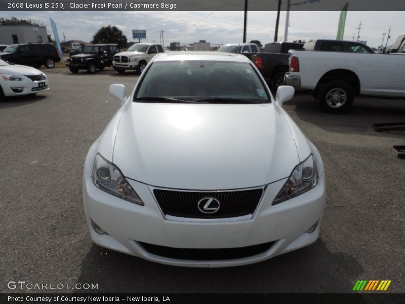 Glacier Frost Pearl / Cashmere Beige 2008 Lexus IS 250