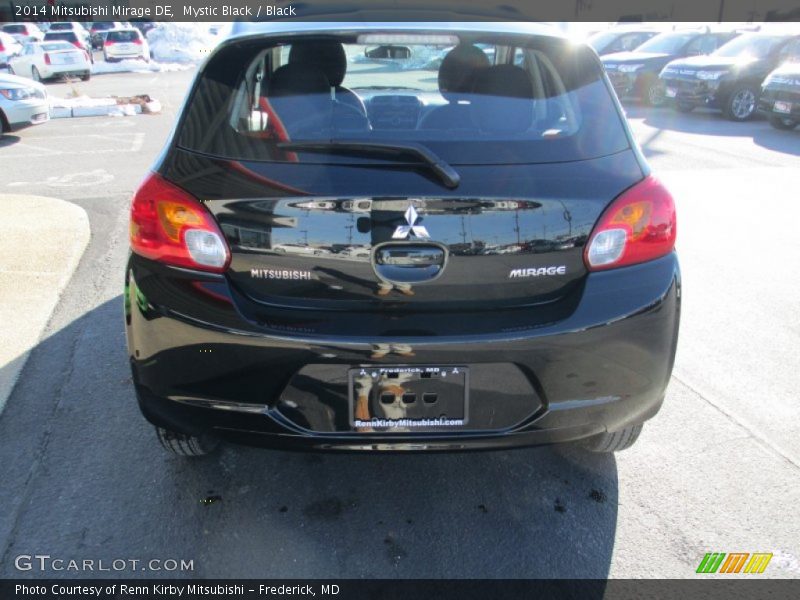 Mystic Black / Black 2014 Mitsubishi Mirage DE