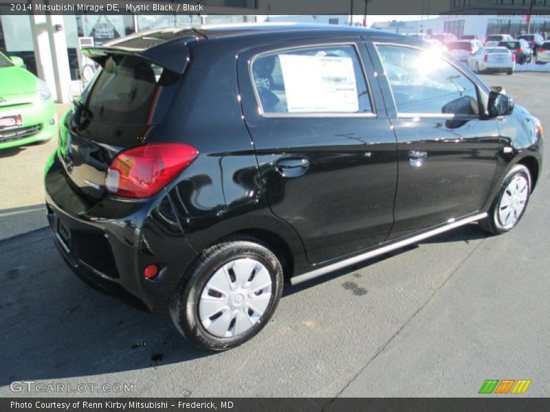 Mystic Black / Black 2014 Mitsubishi Mirage DE