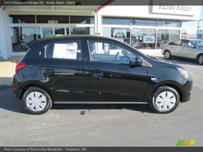 Mystic Black / Black 2014 Mitsubishi Mirage DE
