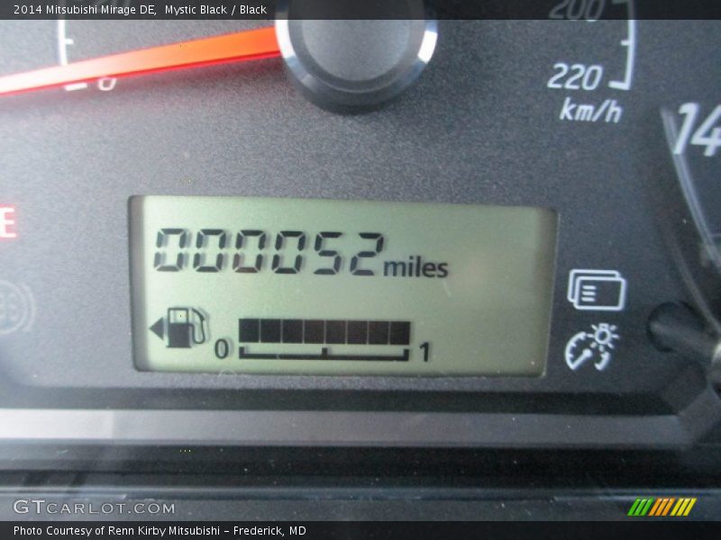 Mystic Black / Black 2014 Mitsubishi Mirage DE