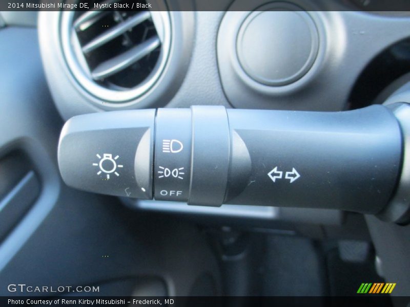 Mystic Black / Black 2014 Mitsubishi Mirage DE