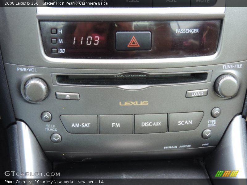 Glacier Frost Pearl / Cashmere Beige 2008 Lexus IS 250