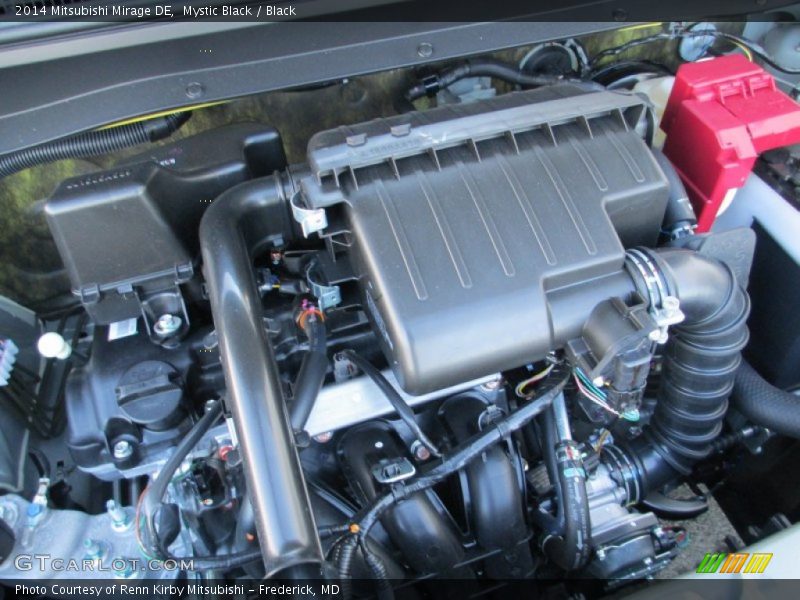Mystic Black / Black 2014 Mitsubishi Mirage DE