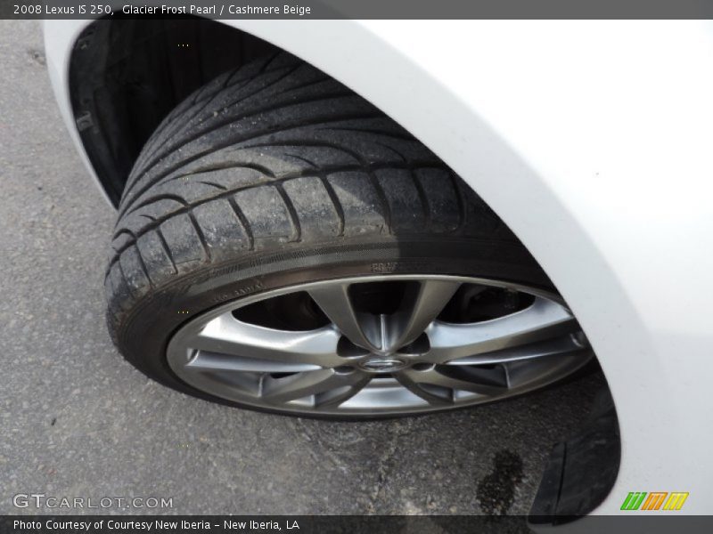 Glacier Frost Pearl / Cashmere Beige 2008 Lexus IS 250
