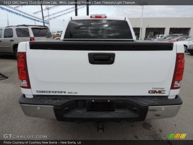 White Diamond Tricoat / Dark Titanium/Light Titanium 2012 GMC Sierra 1500 SLE Crew Cab