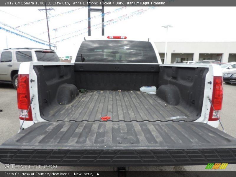 White Diamond Tricoat / Dark Titanium/Light Titanium 2012 GMC Sierra 1500 SLE Crew Cab