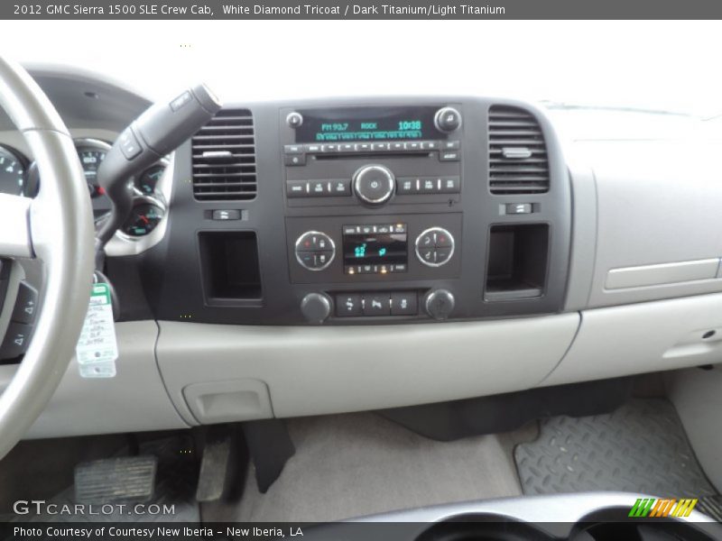 White Diamond Tricoat / Dark Titanium/Light Titanium 2012 GMC Sierra 1500 SLE Crew Cab