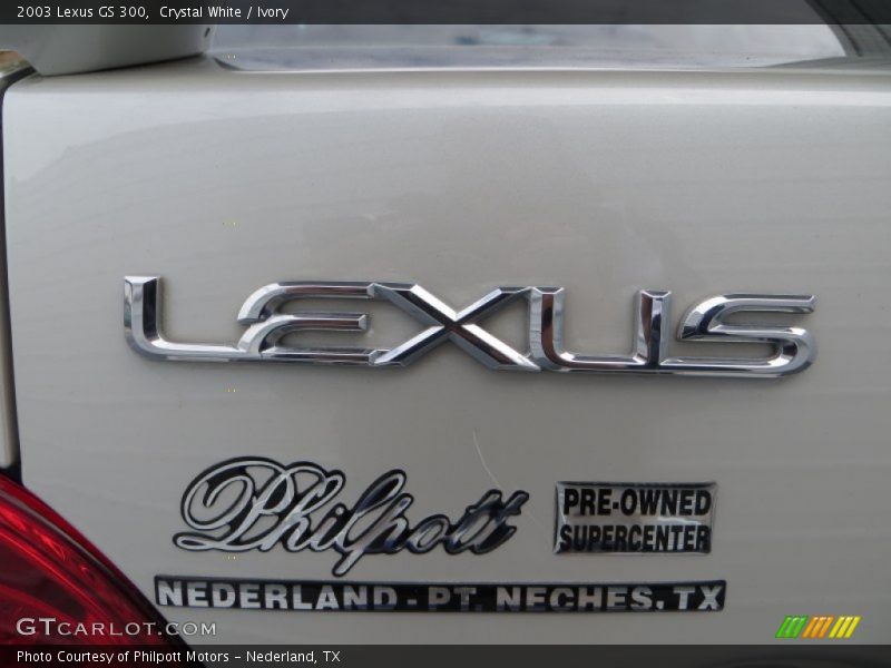 Crystal White / Ivory 2003 Lexus GS 300