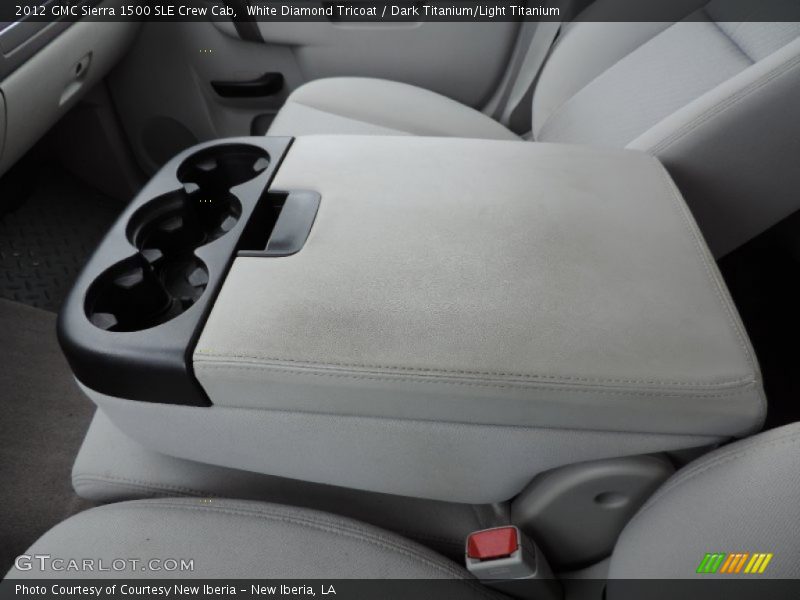 White Diamond Tricoat / Dark Titanium/Light Titanium 2012 GMC Sierra 1500 SLE Crew Cab