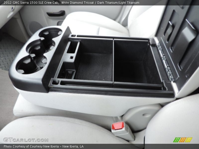 White Diamond Tricoat / Dark Titanium/Light Titanium 2012 GMC Sierra 1500 SLE Crew Cab