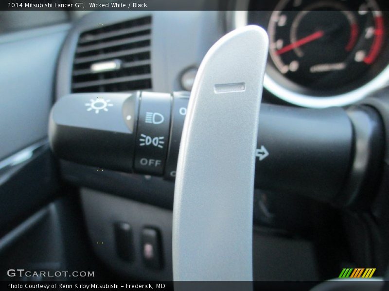 Wicked White / Black 2014 Mitsubishi Lancer GT