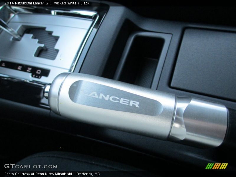 Wicked White / Black 2014 Mitsubishi Lancer GT