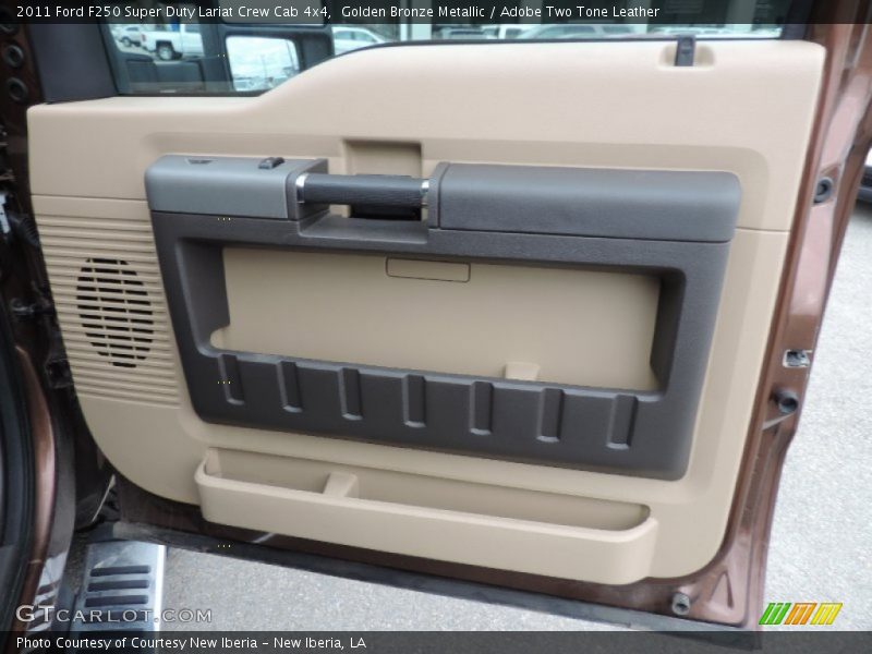 Golden Bronze Metallic / Adobe Two Tone Leather 2011 Ford F250 Super Duty Lariat Crew Cab 4x4