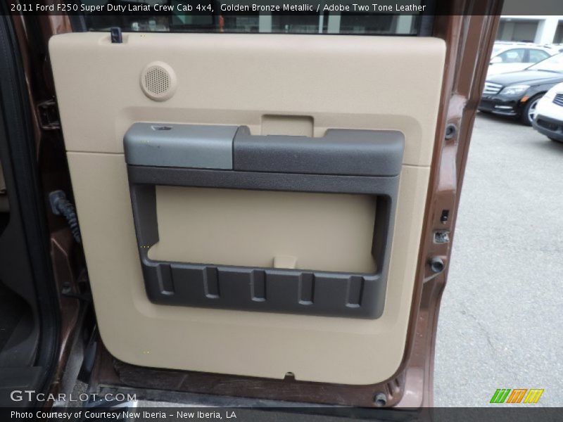 Golden Bronze Metallic / Adobe Two Tone Leather 2011 Ford F250 Super Duty Lariat Crew Cab 4x4