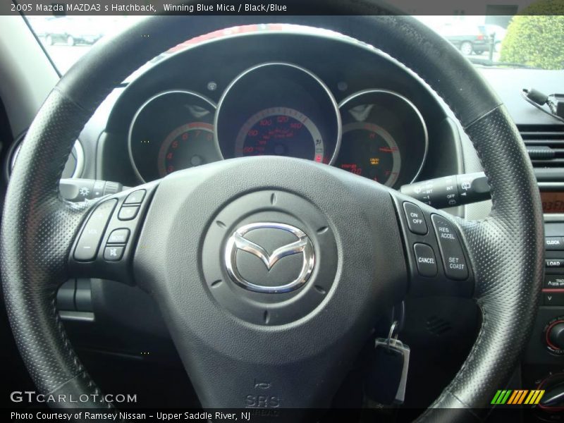 Winning Blue Mica / Black/Blue 2005 Mazda MAZDA3 s Hatchback