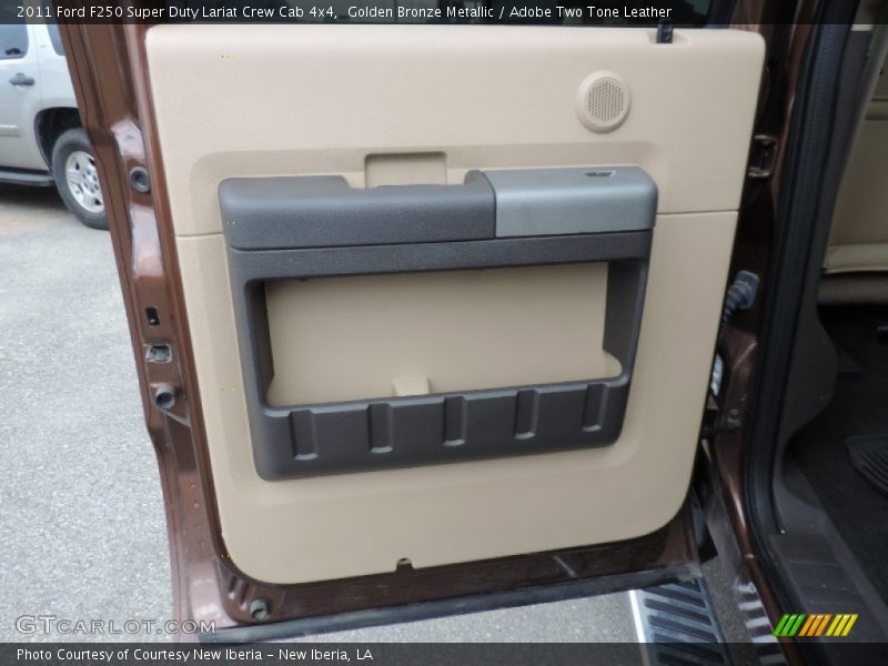 Golden Bronze Metallic / Adobe Two Tone Leather 2011 Ford F250 Super Duty Lariat Crew Cab 4x4