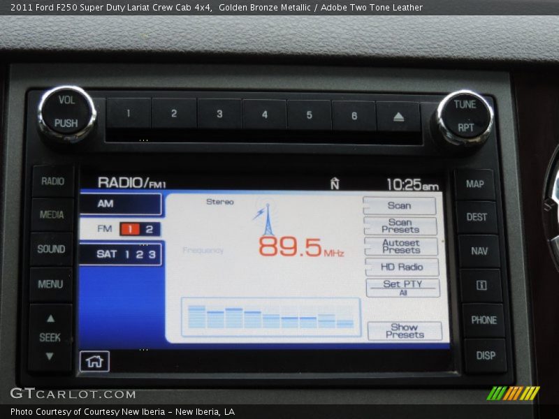 Golden Bronze Metallic / Adobe Two Tone Leather 2011 Ford F250 Super Duty Lariat Crew Cab 4x4