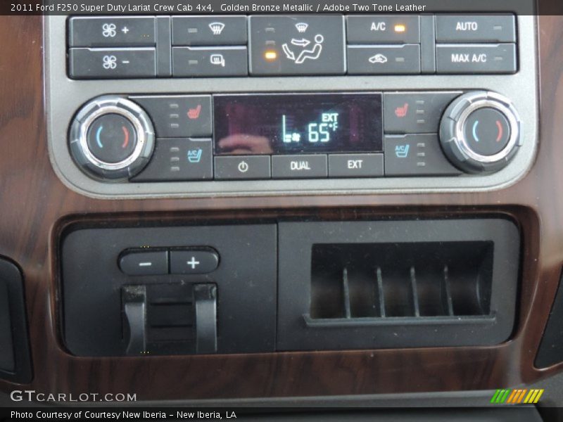 Golden Bronze Metallic / Adobe Two Tone Leather 2011 Ford F250 Super Duty Lariat Crew Cab 4x4