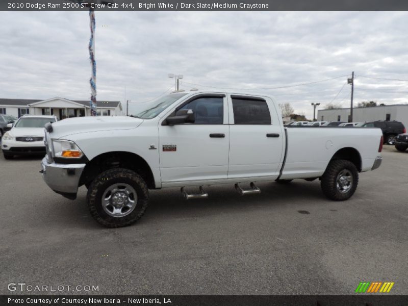 Bright White / Dark Slate/Medium Graystone 2010 Dodge Ram 2500 ST Crew Cab 4x4