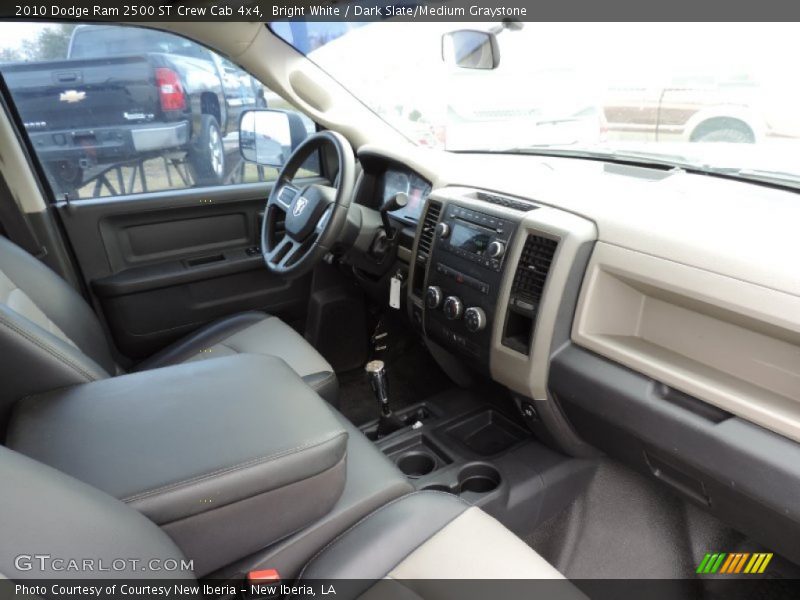 Bright White / Dark Slate/Medium Graystone 2010 Dodge Ram 2500 ST Crew Cab 4x4