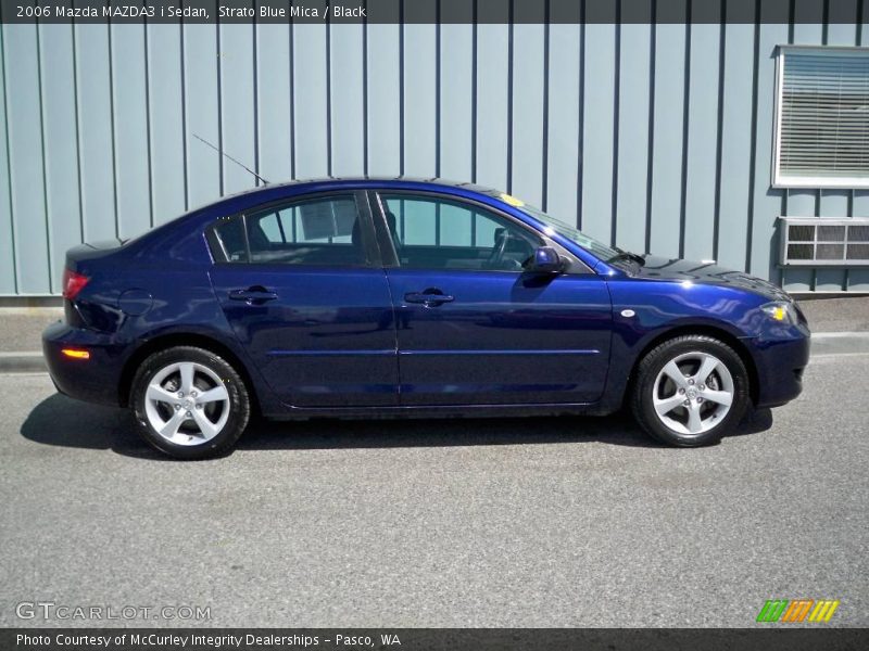 Strato Blue Mica / Black 2006 Mazda MAZDA3 i Sedan