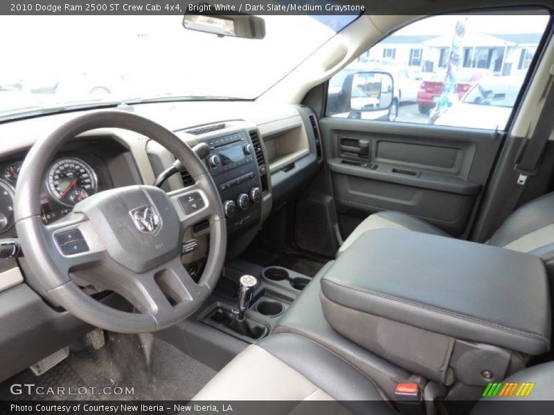 Bright White / Dark Slate/Medium Graystone 2010 Dodge Ram 2500 ST Crew Cab 4x4