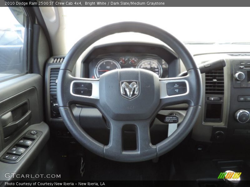 Bright White / Dark Slate/Medium Graystone 2010 Dodge Ram 2500 ST Crew Cab 4x4