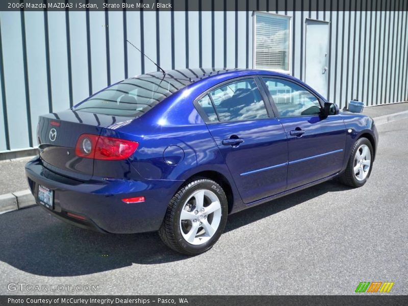 Strato Blue Mica / Black 2006 Mazda MAZDA3 i Sedan