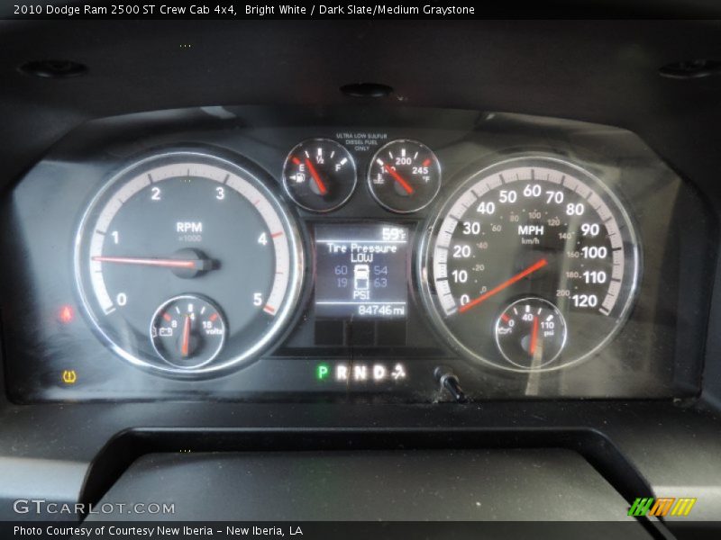 Bright White / Dark Slate/Medium Graystone 2010 Dodge Ram 2500 ST Crew Cab 4x4